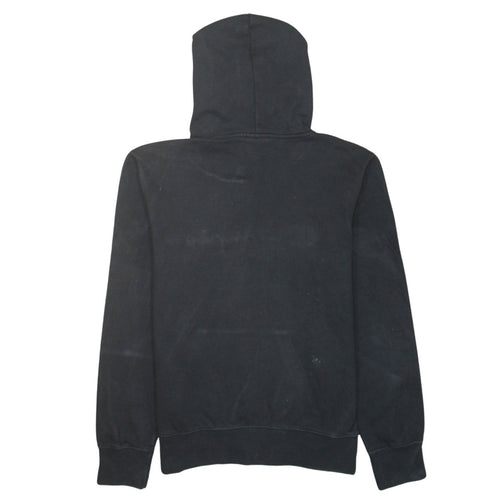 Champion Men's Black Small Pullover Hoodie with Embroidered Logo