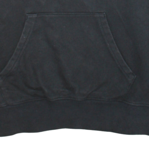 Champion Men's Black Small Pullover Hoodie with Embroidered Logo