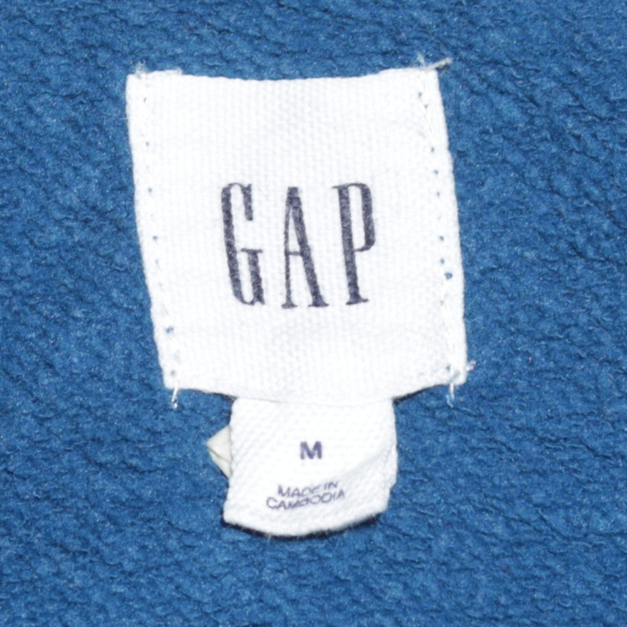 GAP Men's Blue Logo Pullover Sweatshirt Size M Long Sleeve