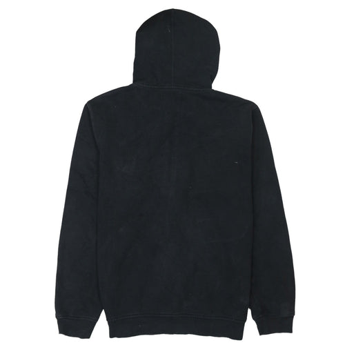 Kappa Men's Black Full Zip Hoodie XL Logo Fleece Sweatshirt