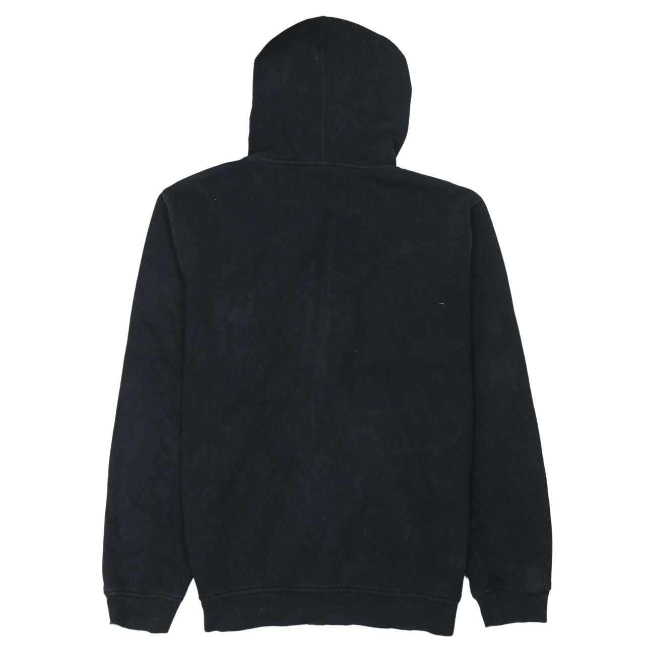 Kappa Men's Black Full Zip Hoodie XL Logo Fleece Sweatshirt