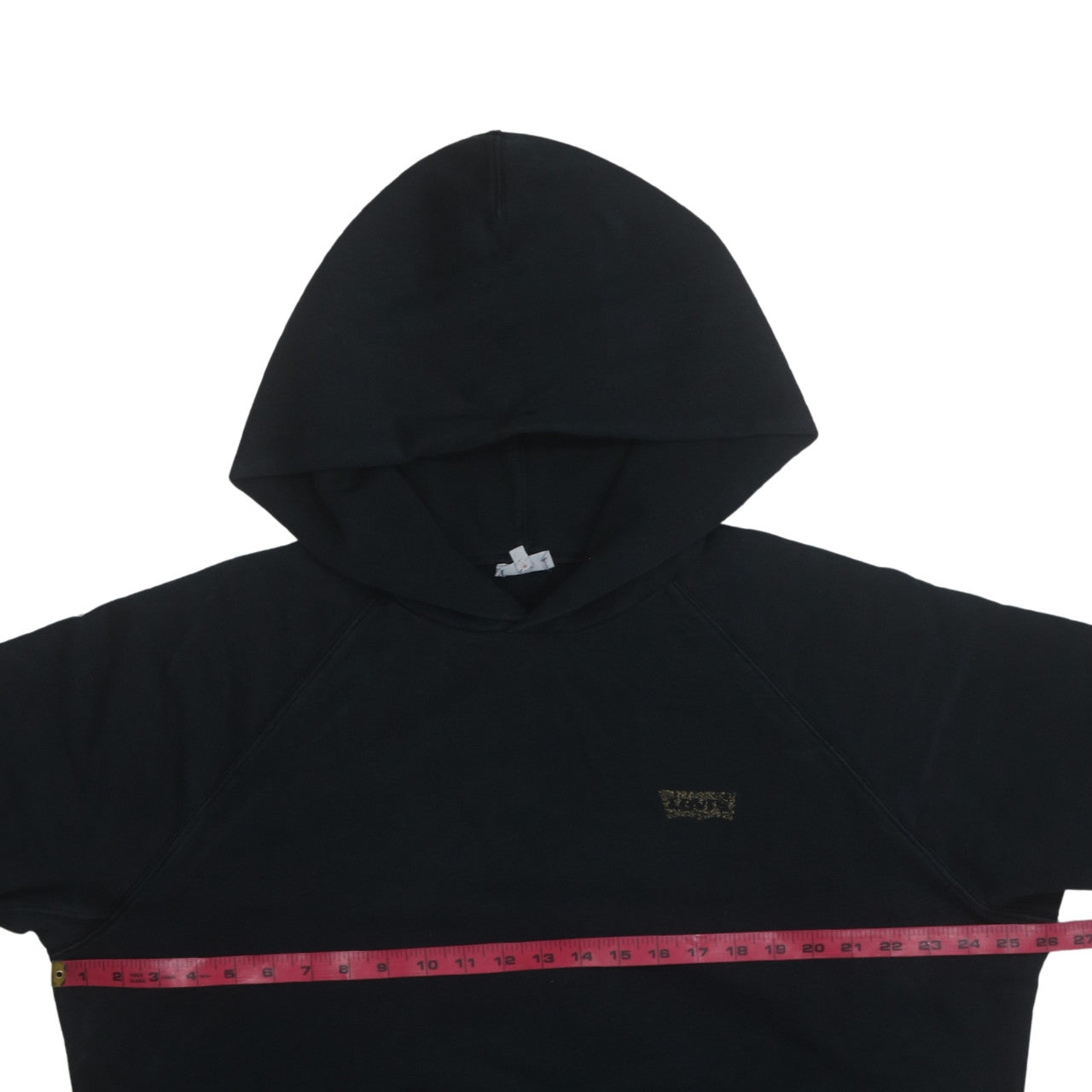 Levi's Womens Black XL Pullover Hoodie with Logo Detail