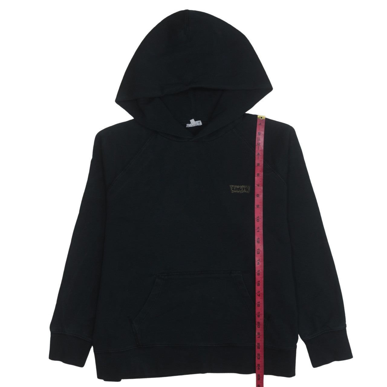 Levi's Womens Black XL Pullover Hoodie with Logo Detail