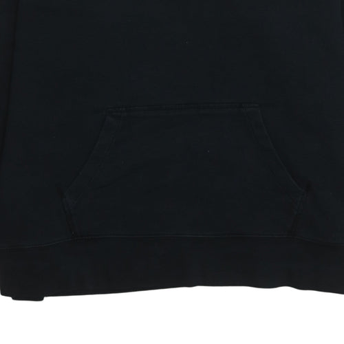 Levi's Womens Black XL Pullover Hoodie with Logo Detail