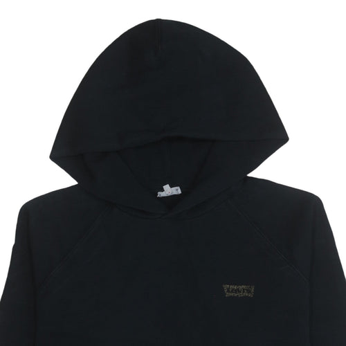 Levi's Womens Black XL Pullover Hoodie with Logo Detail