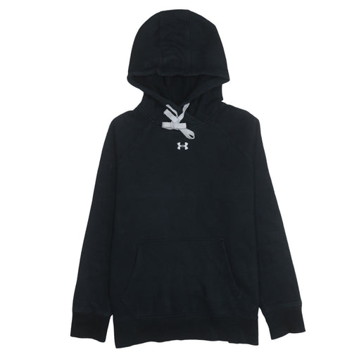 Under Armour Women's Black Pullover Hoodie Size M Cotton Blend