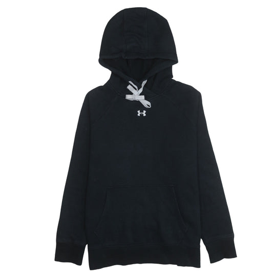 Under Armour Women's Black Pullover Hoodie Size M Cotton Blend