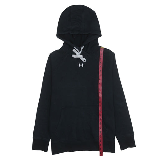 Under Armour Women's Black Pullover Hoodie Size M Cotton Blend