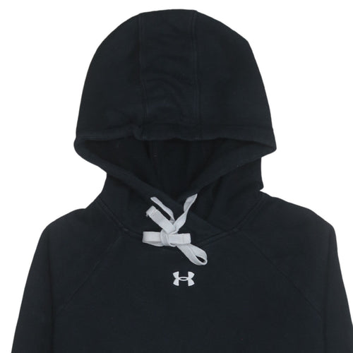Under Armour Women's Black Pullover Hoodie Size M Cotton Blend