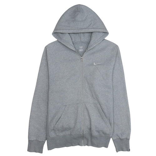 Nike Men's Grey XL Full Zip Hoodie Sweatshirt Sportswear
