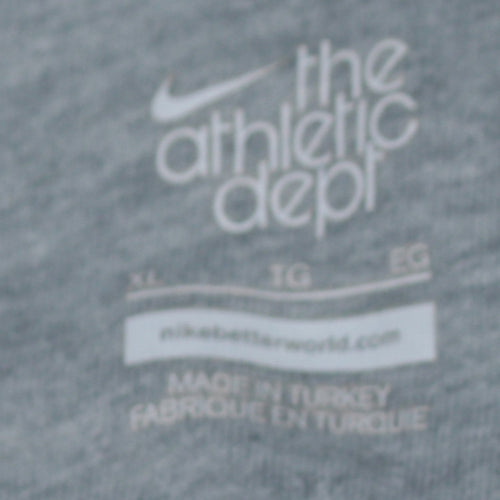 Nike Men's Grey XL Full Zip Hoodie Sweatshirt Sportswear