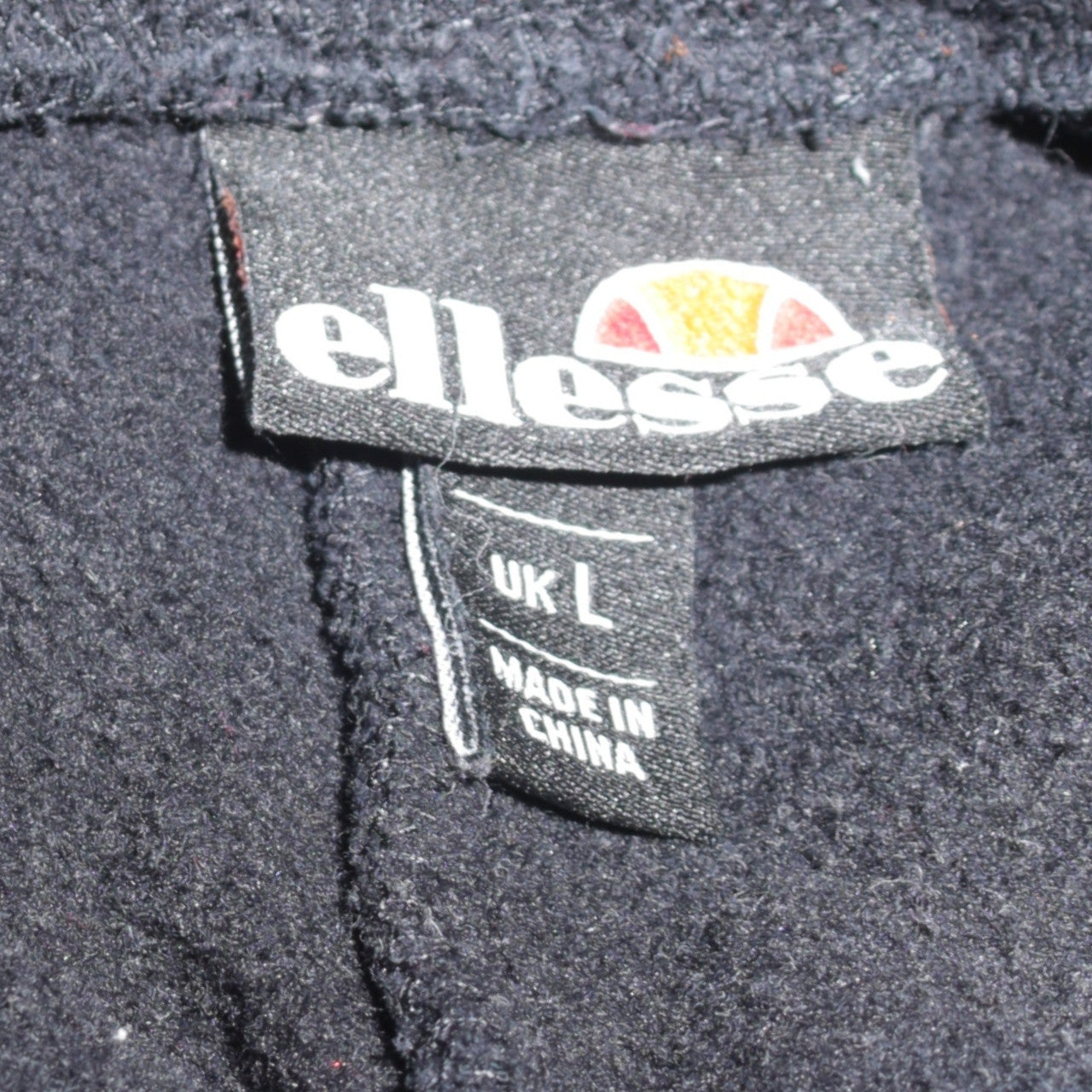 Ellesse Men's Black L Jogger Sweatpants Cotton Blend Casual