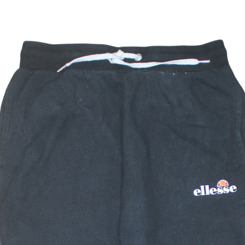 Ellesse Men's Black L Jogger Sweatpants Cotton Blend Casual