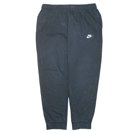 Nike Men's Black XL Jogger Sweatpants Cuffed Fleece Trousers