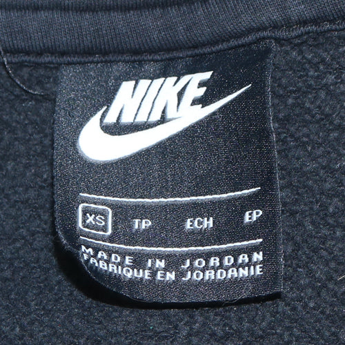 Nike Men's Black XS Full Zip Fleece Hoodie Sweatshirt