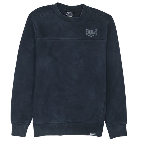 Everlast Men's Black Small Crew Neck Fleece Sweatshirt