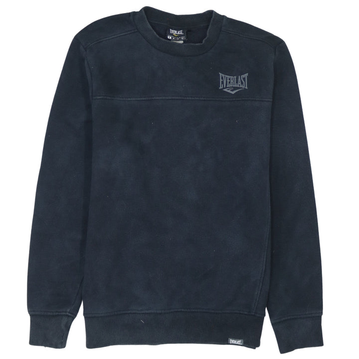 Everlast Men's Black Small Crew Neck Fleece Sweatshirt