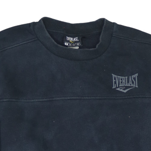 Everlast Men's Black Small Crew Neck Fleece Sweatshirt