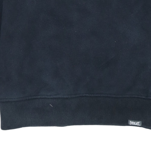 Everlast Men's Black Small Crew Neck Fleece Sweatshirt