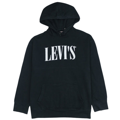 Levi's Men's Black 2XL Relaxed Fit Pullover Hoodie