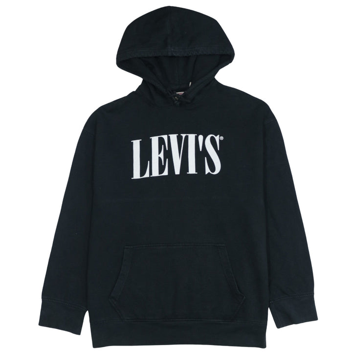 Levi's Men's Black 2XL Relaxed Fit Pullover Hoodie