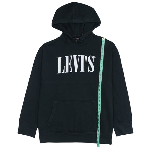 Levi's Men's Black 2XL Relaxed Fit Pullover Hoodie