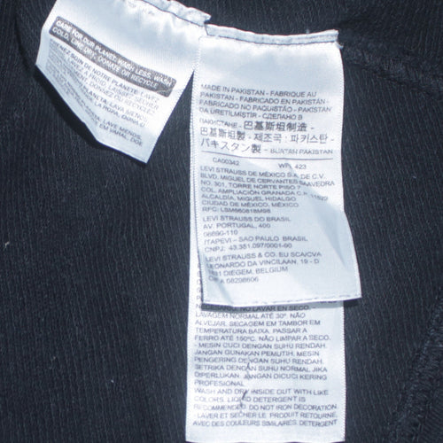 Levi's Men's Black 2XL Relaxed Fit Pullover Hoodie