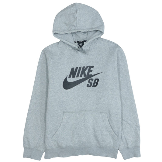 Nike SB Men's Grey Pullover Hoodie Size L Cotton Blend