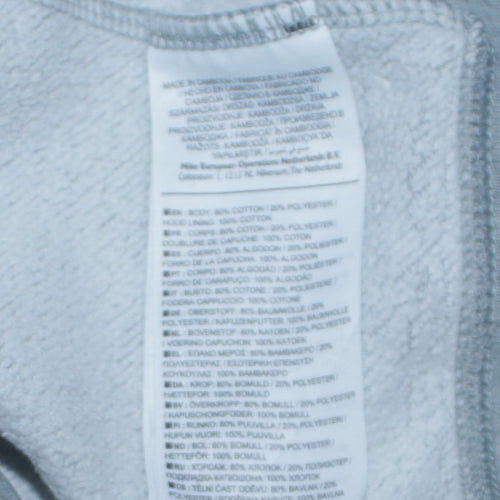 Nike SB Men's Grey Pullover Hoodie Size L Cotton Blend