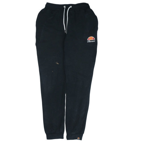 Ellesse Mens Black Jogger Sweatpants M Regular Fit Fleece Trousers