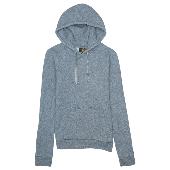 Carhartt Men's Grey Pullover Hoodie Size S Cotton Sweatshirt