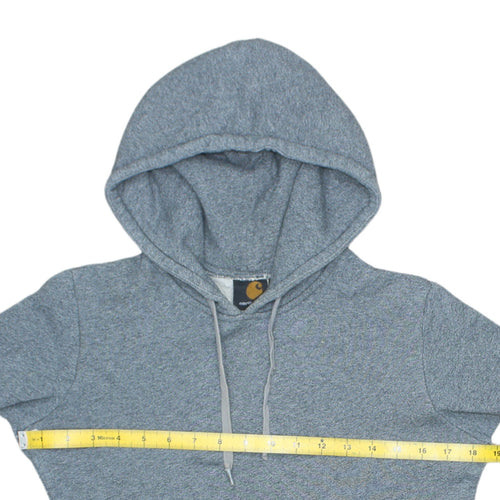 Carhartt Men's Grey Pullover Hoodie Size S Cotton Sweatshirt