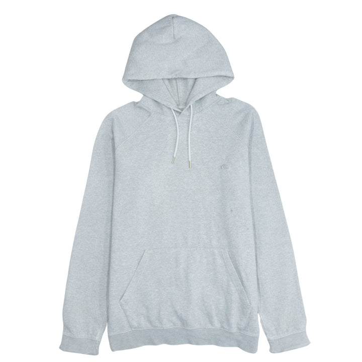 Quiksilver Men's Grey Pullover Hoodie Size M Casual Fleece