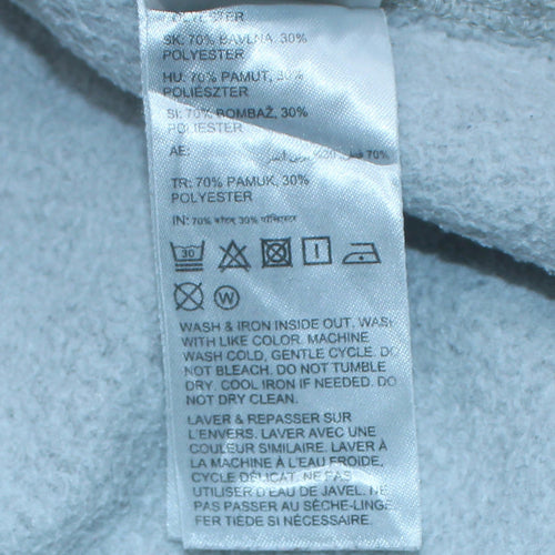 Quiksilver Men's Grey Pullover Hoodie Size M Casual Fleece