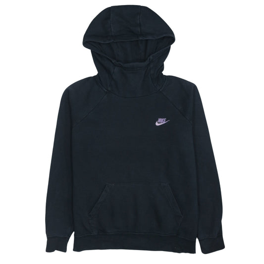 Nike Women's Black Medium Pullover Hoodie – Lightweight Cotton Blend