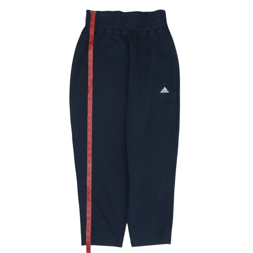 Adidas Women's Blue Sweatpants L 16-18 Cotton Regular Fit