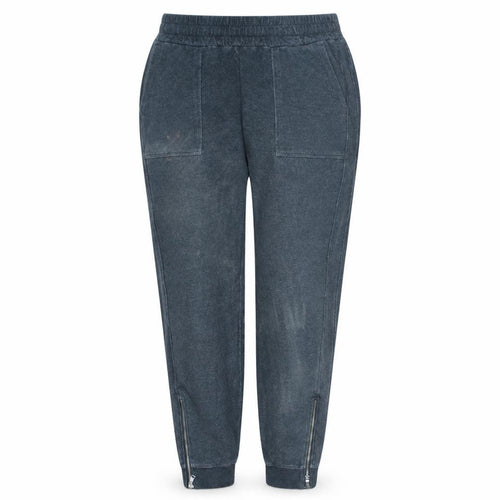 Gap Maternity Blue Jersey Jogger Trousers Womens Size S Elastic Waist