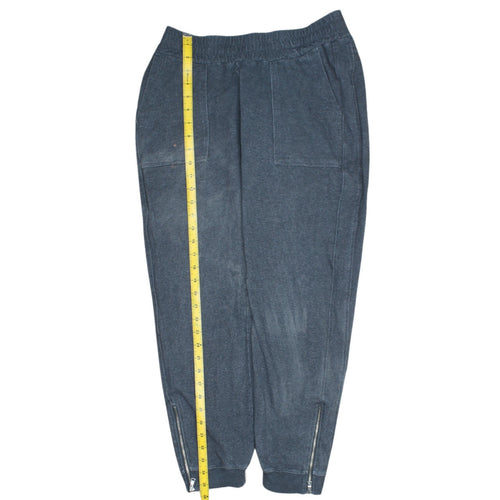 GAP Maternity Blue Jersey Jogger Trousers Womens Size S Elastic Waist