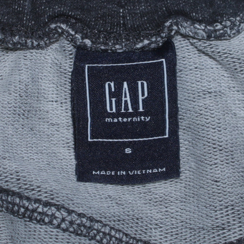 GAP Maternity Blue Jersey Jogger Trousers Womens Size S Elastic Waist