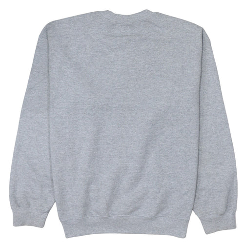 PrettyLittleThing Womens Grey California West Coast Pullover Sweatshirt Size S