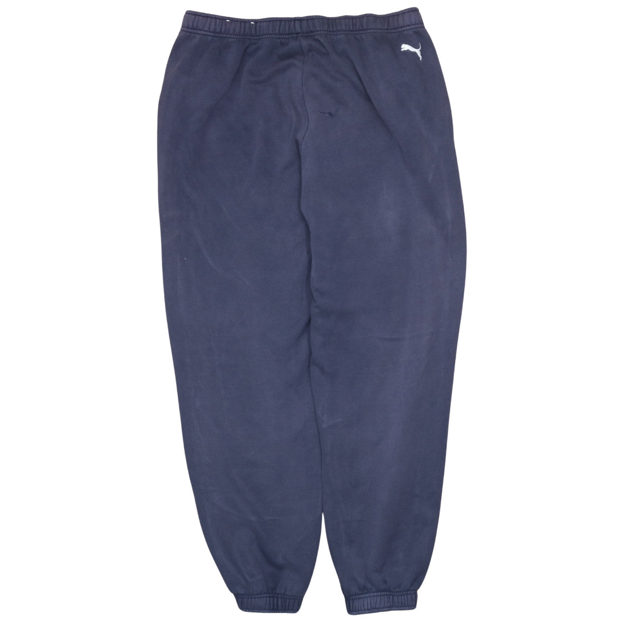 Puma Men's Blue Fleece Sweatpants L Regular Fit Casual Trousers