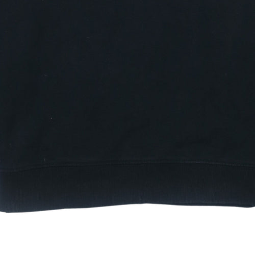 Tommy Hilfiger Denim Men's Black Logo Crew Neck Sweatshirt M