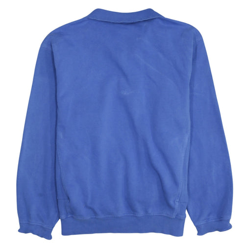 Nike Men's Blue XS 1/2 Zip Sweatshirt Fleece Embroidered Logo