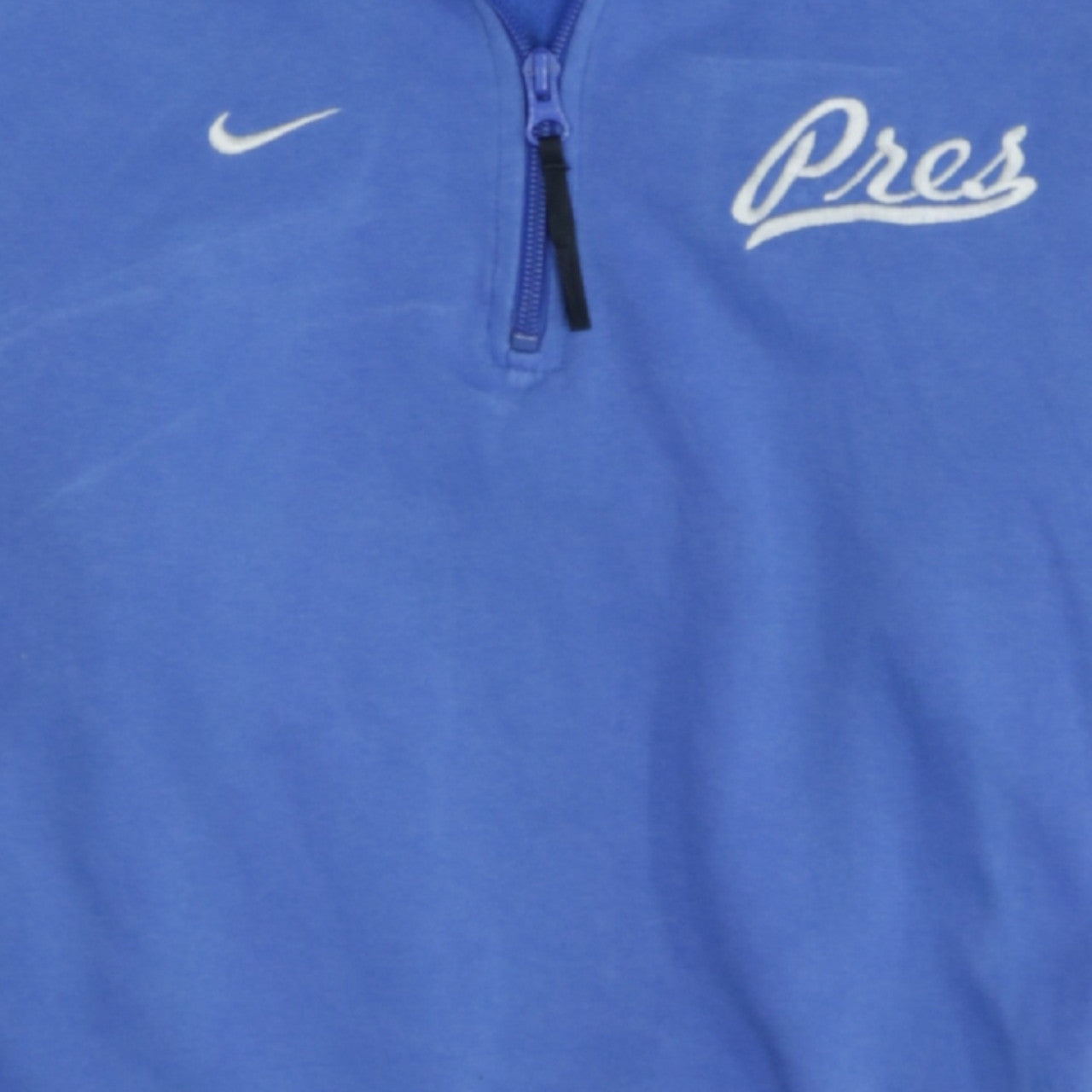 Nike Men's Blue XS 1/2 Zip Sweatshirt Fleece Embroidered Logo