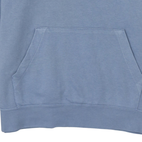 Nike Mens Blue Pullover Hoodie M Regular Fit Sports Fleece