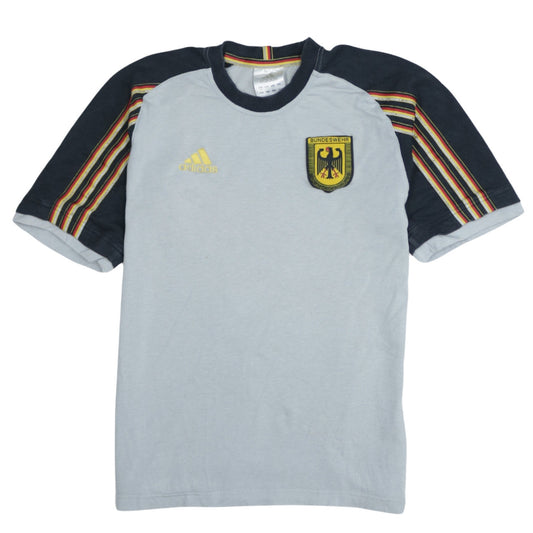 Adidas Mens XS Grey Bundeswehr Sports T-Shirt Vintage Short Sleeve