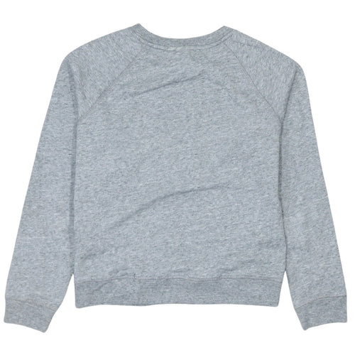 Levi's Womens Grey Crew Neck Logo Pullover Sweatshirt Size S