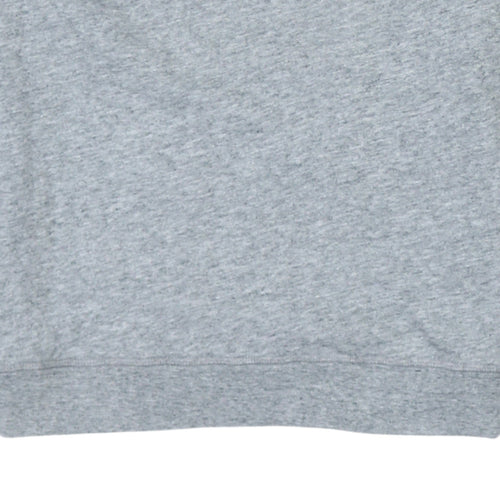Levi's Womens Grey Crew Neck Logo Pullover Sweatshirt Size S