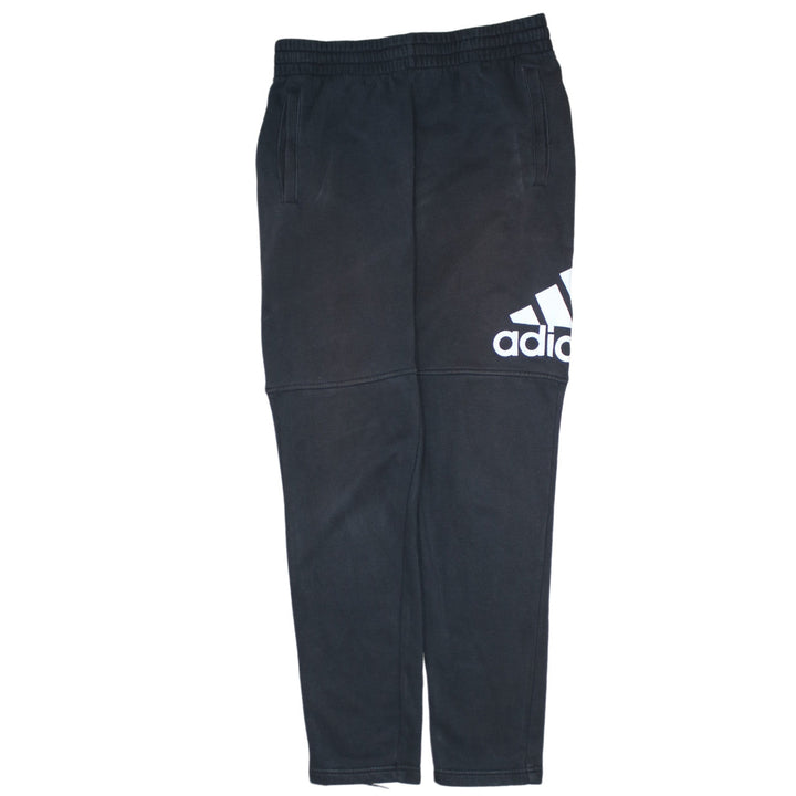 Adidas Boys Black 13-14 Years Jogger Sweatpants with Pockets