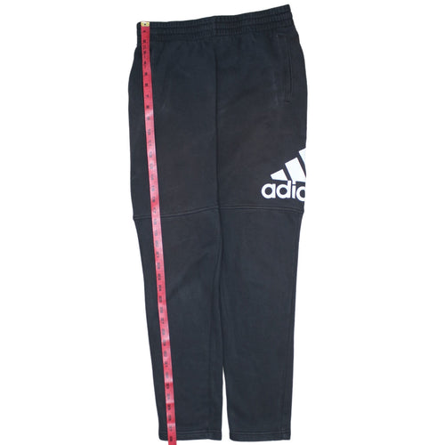 Adidas Boys Black 13-14 Years Jogger Sweatpants with Pockets